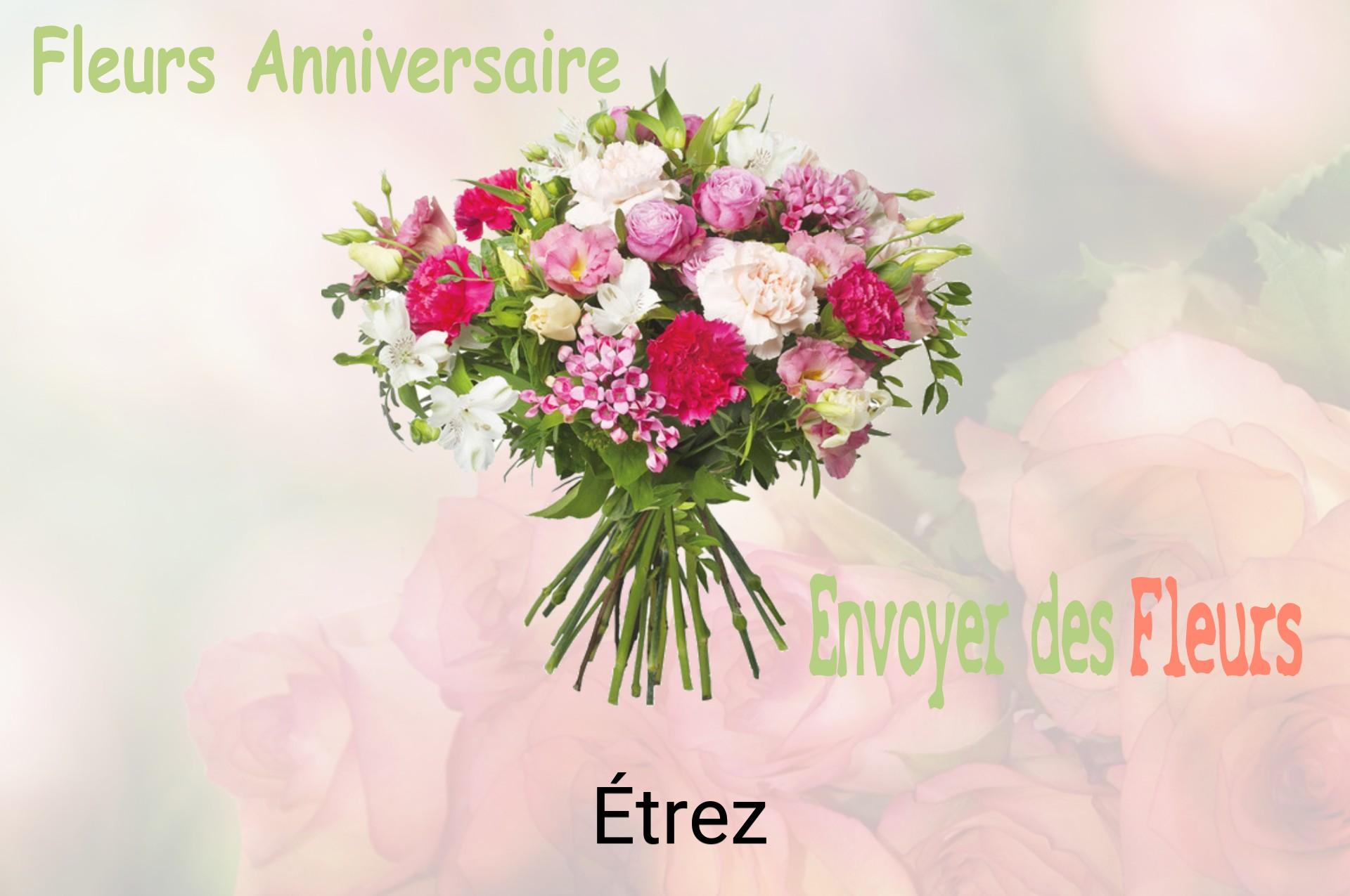 Bouquet de fleurs d’anniversaire livré à Étrez
